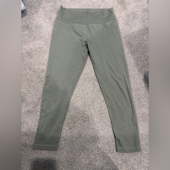 Prana Pants - Prana Becksa 7/8 Legging Sage Heather XL Outdoorsy Athleisure Outdoor Hiking